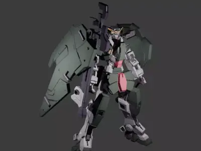 Gundam Dynames Free 3D model