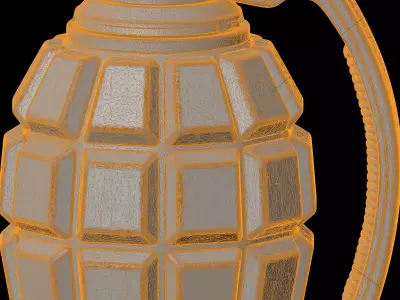Sci-Fi Grenade 3D Print Model 3D print model