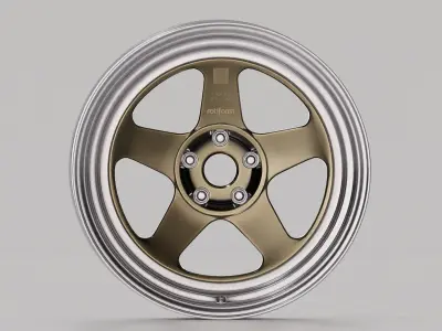 ROCH Rotifom Rims Low-poly 3D model