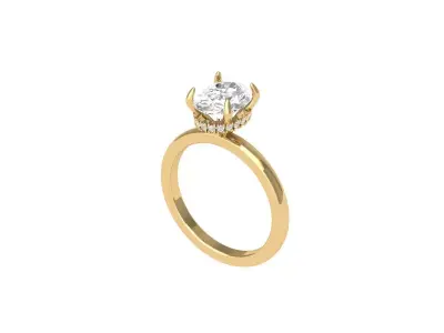Wedding Ring  3D print model 78