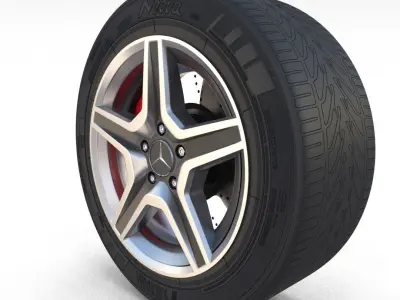 Mercedes G Class Wheel Full 3D model