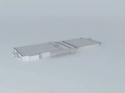 Kerry Logistics Warehouses, Old Trafford. Free 3D model