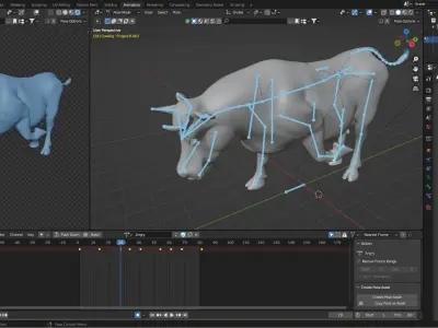Animation Sequence Preset Loops Low-poly 3D model