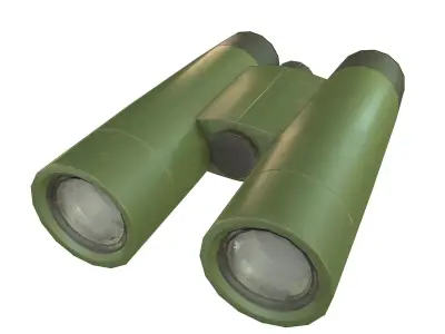 Binoculars Low-poly 3D model buy