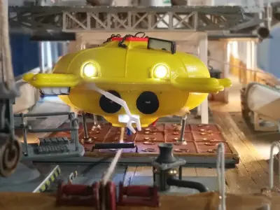 SP-350 Denise Submarine Diving saucer 3D print model