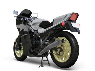 750cc motorcycle 3D model