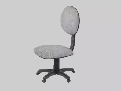 Old Computer Chair Free 3D model