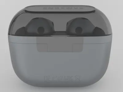 Galaxy Buds 3 pro silver 3D model