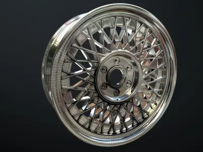 Car Rim 3D model by freealexluckyguy - PBR