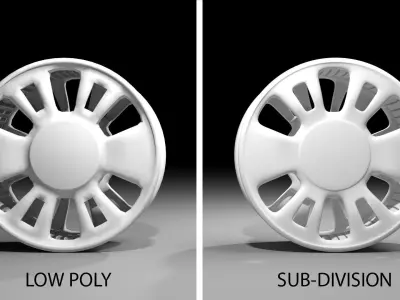 Wheel Rim 4 3D model