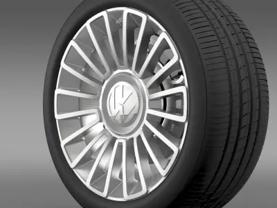Volkswagen UP wheel 3D model