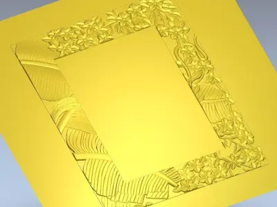 3D FRAME WALLART 3D model