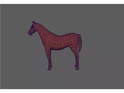 horse Free low-poly 3D model purchase