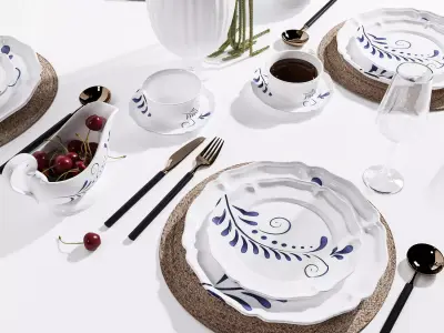 Table setting-H66 3D model