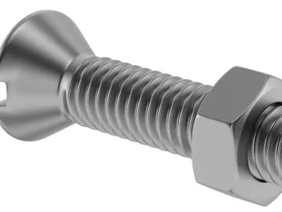  Machine Screw 3D model