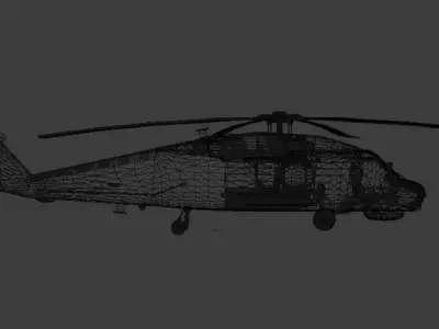 War Helicopter 3D model