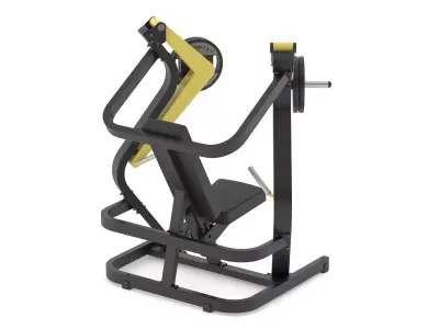 Technogym Plate Loaded Pure Wide Chest Press 3D model