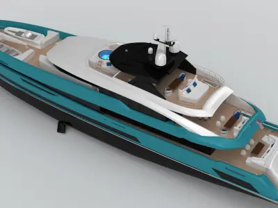 Miraflores Yacht 3D model
