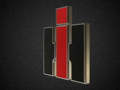 international harvester logo 3D model