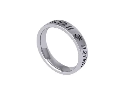 Wedding Ring  3D print model 69