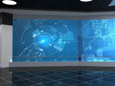 Enterprise Showroom A high quality Enterprise Showroom  3D model