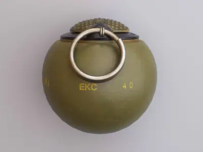 The BEANO T-13  - Grenade  Low-poly 3D model Low-poly 3D model