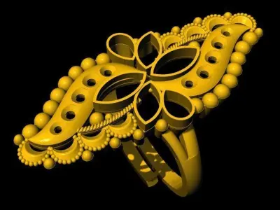 Antique Ring 3dm file 3D print model