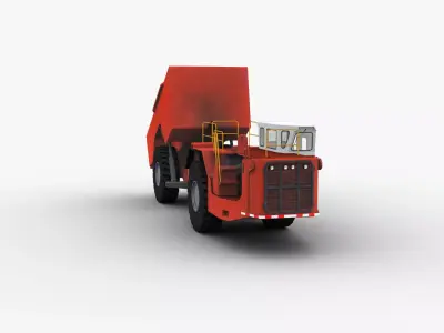 Minetruck MT2010 Low-poly 3D model