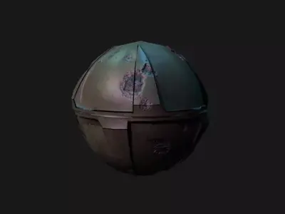 BLU 2 pellet bomb 3D model