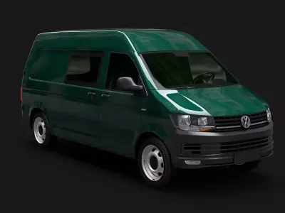 VW Transporter T6 High Roof 3D model