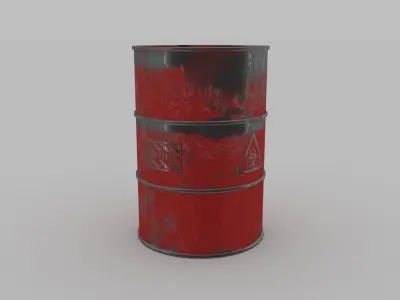 Barrel asset 3D Model Pack