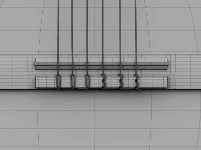 guitar 3D model order
