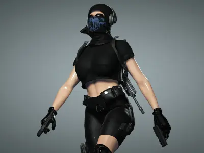 Ghost Low-poly 3D model purchase