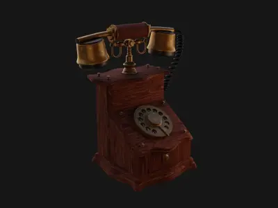 Old phone 3D model 3D model