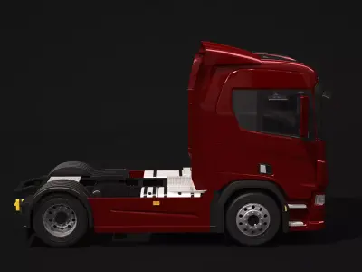 Generic European Semi Truck 4x2 3D model