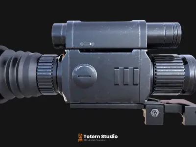 PARD NV008 Digital Scope Low-poly 3D model