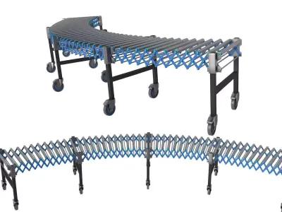 Roller Conveyor 3D model buy