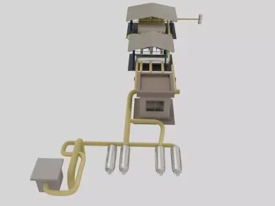 Gas Metering Station  3D model