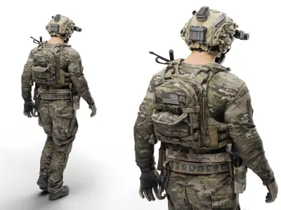 GMR MINIMAP GEN 3 BACKPACK Low-poly 3D model