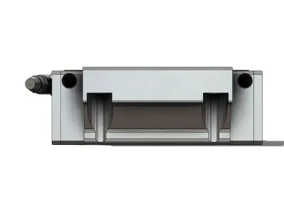 Carro Guia Linear Hiwin HGW 25 CC Linear Guide Car 3D model