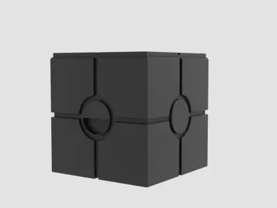 Imperial Container Box Low-poly 3D model