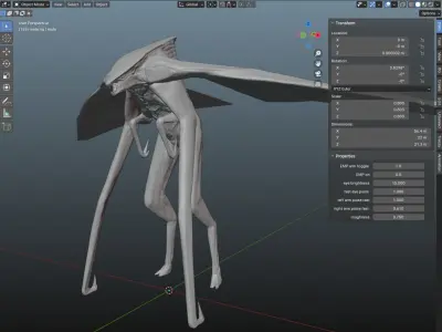 Male Muto Free 3D model