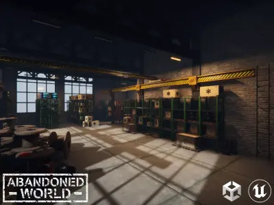 Modular Warehouse 3D Model Pack