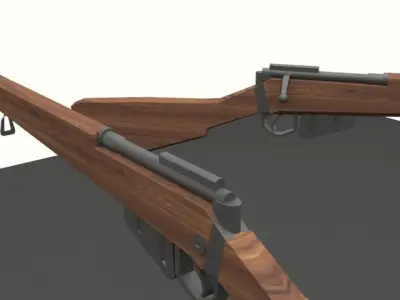 RIFLE Lee Enfield Mk I 1903 Low-poly 3D model