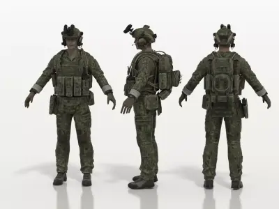   AmericanSoldier 3D model