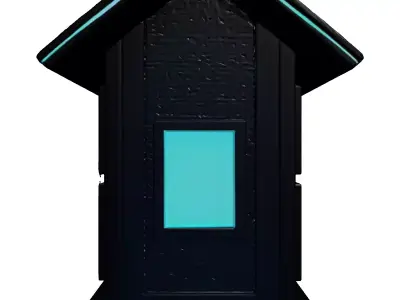 Futuristic SciFi Smart Home Model 3D model