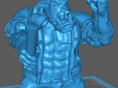 Ork Konvik boss aka warboss 3D print model