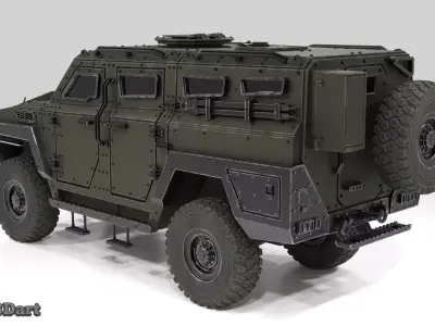 INGUAR - 3 Defence 3D print model