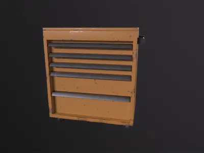 Tool Box 3D Model Low-poly 3D model