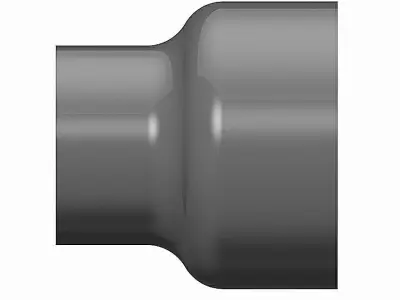 PVC Reducing Sockets Free 3D model